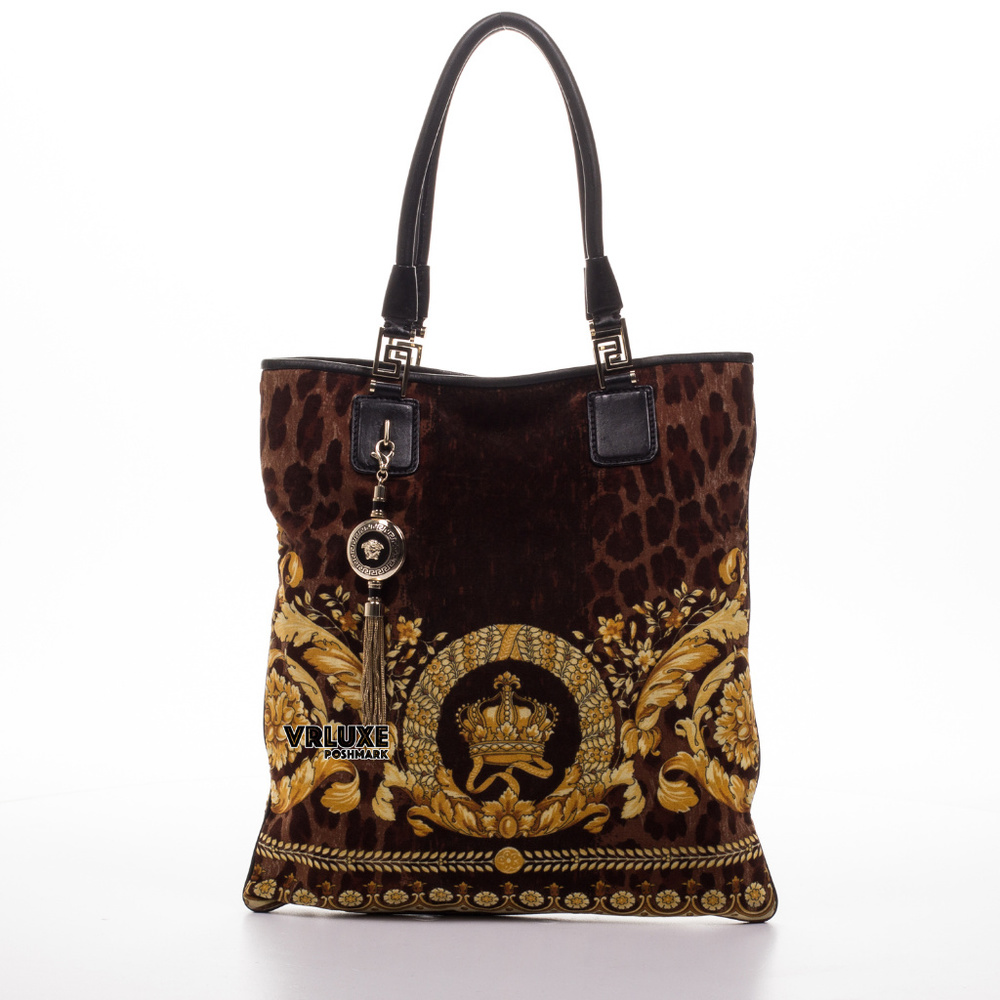 Versace Vanitas Tote bag with Medusa charm